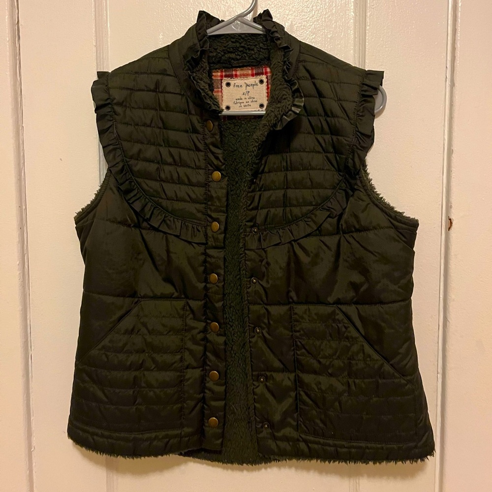 Free People FP Vest Green Women’s SM